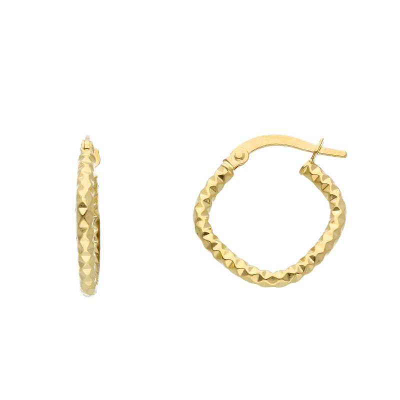 Songa Antonio - Orecchini Cerchio - Oro Giallo - 1.15G