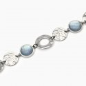 Bracciale In Acciaio 316L Glass Madreperla