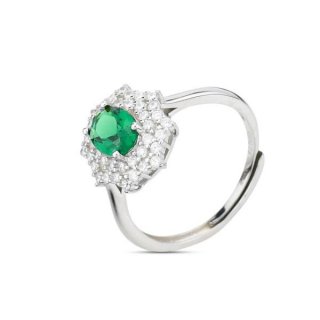 Boccadamo - Anello An487V - Cristallo Ovale - Zirconi