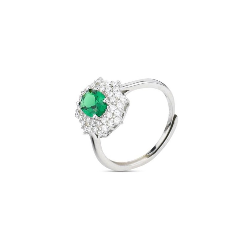 Boccadamo - Anello An487V - Cristallo Ovale - Zirconi