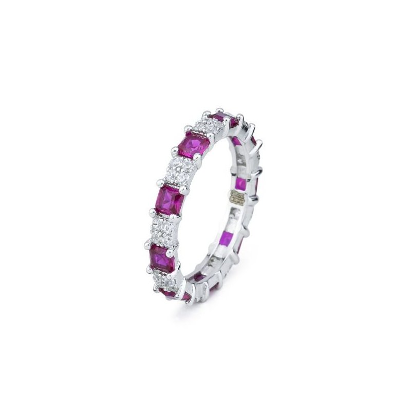 Boccadamo - Anello An509R - Rubino - Zirconi