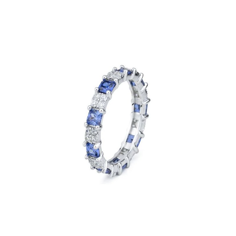Boccadamo - An509B Anello - Tanzanite - Zirconi