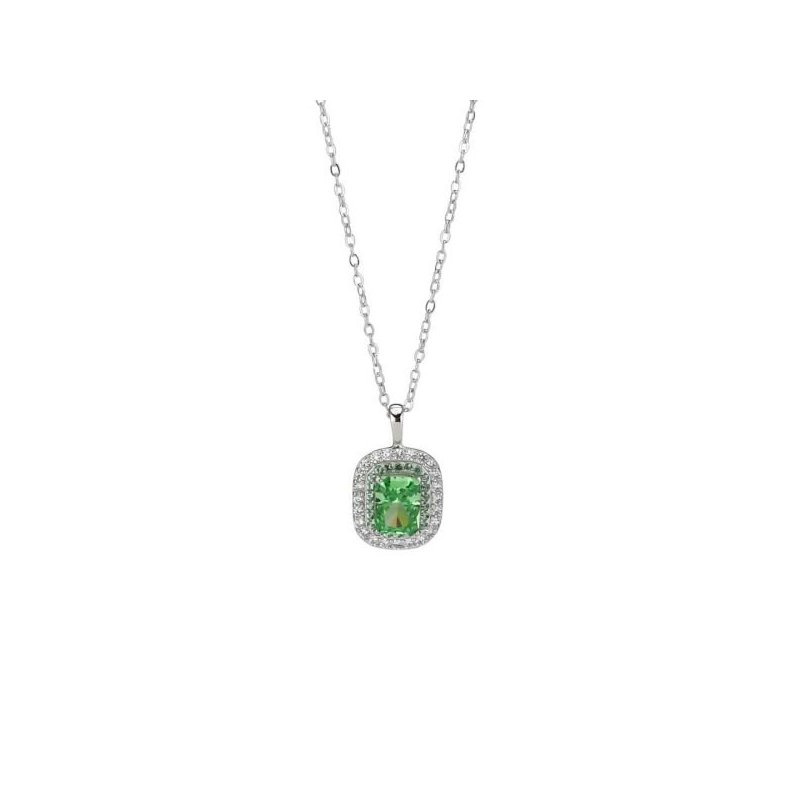 Boccadamo - Collana Gr840V - Verde Smeraldo - Quadrato