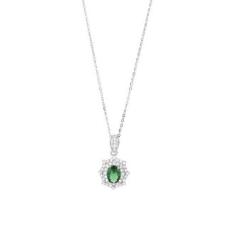 Boccadamo - Collana Gr860V - Zircone Verde - Elegante