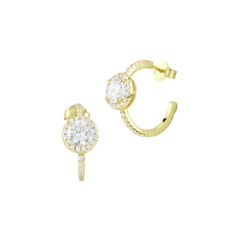Boccadamo - Or829Dw Orecchini - Oro Giallo - Cristallo