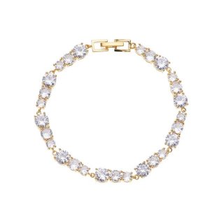 Bracciale Dorato Con Cubic Zirconia