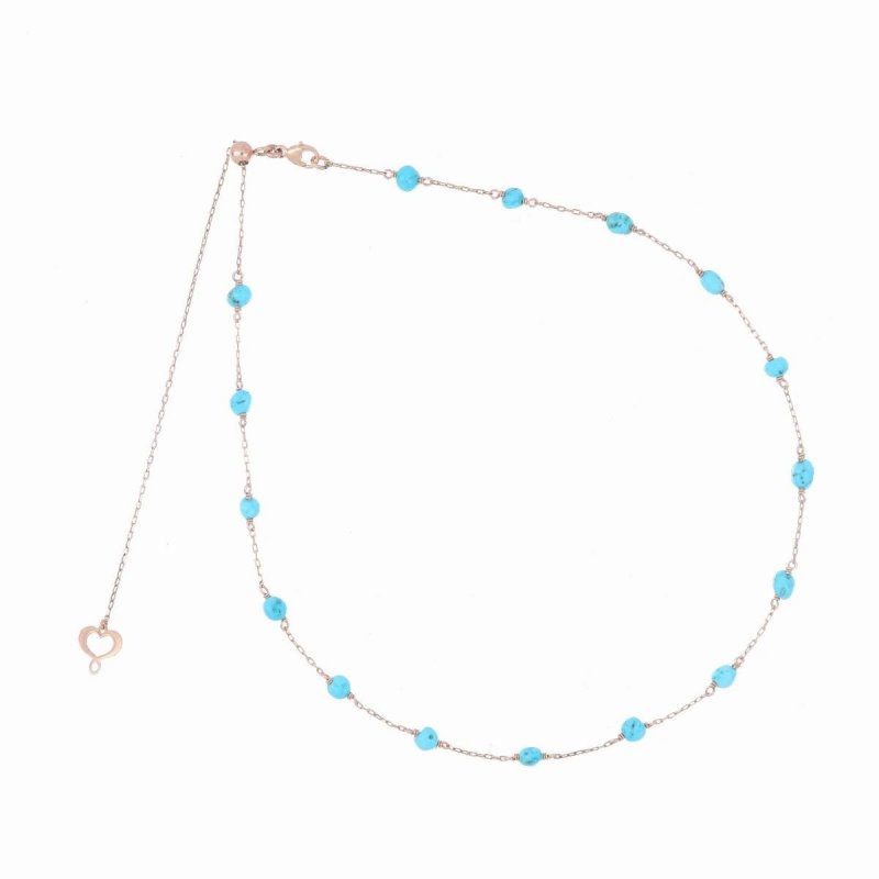 Girocollo 18Kt Turchese