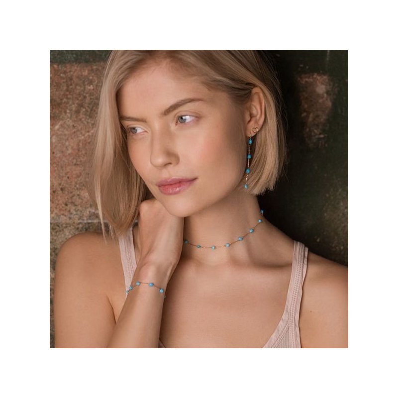 Girocollo 18Kt Turchese