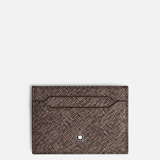 Montblanc - Porta Carte 5 Scomparti - Pelle - Ghiaia