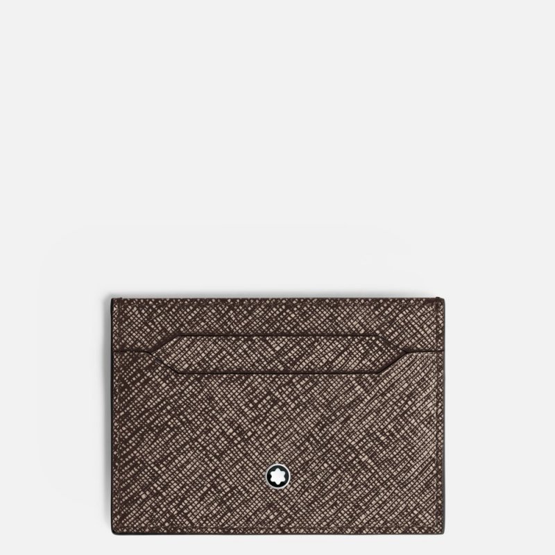Montblanc - Porta Carte 5 Scomparti - Pelle - Ghiaia