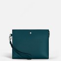 Montblanc - Pochette Sartorial - Pelle Blu Cipro
