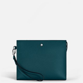 Montblanc - Pochette Sartorial - Pelle Blu Cipro