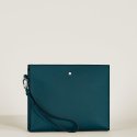 Montblanc - Pochette Sartorial - Pelle Blu Cipro