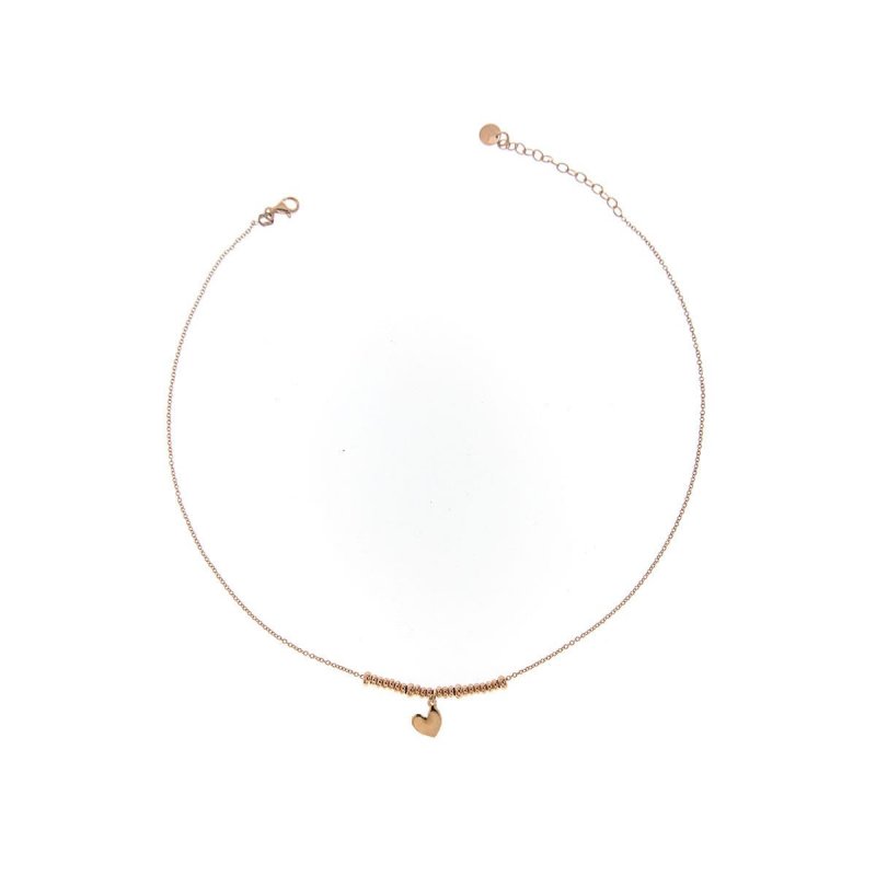 Girocollo Micro Anelli - Cuore