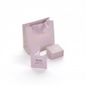 Rosato - Mono Orecchino Pendente - Corallo - Oro Rosa