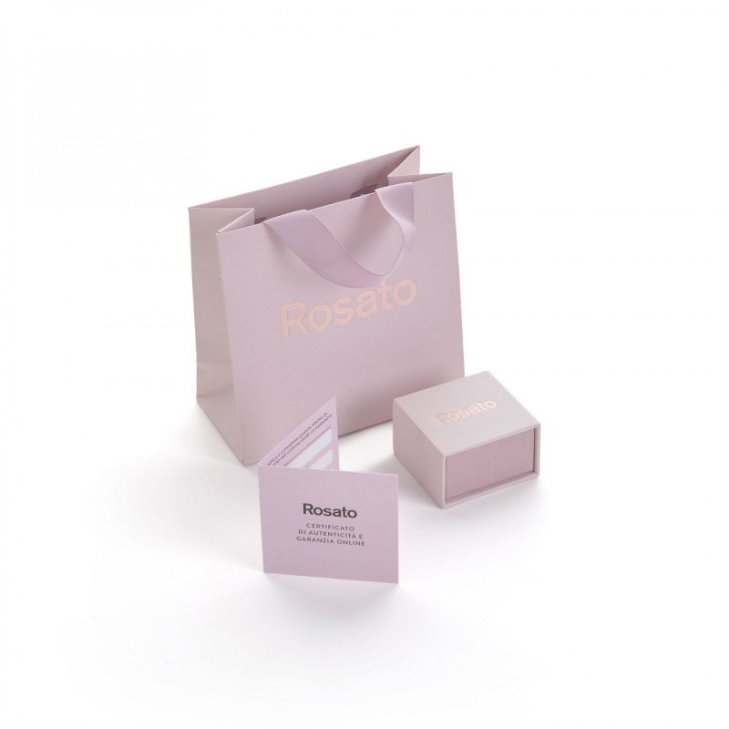 Rosato - Mono Orecchino Pendente - Corallo - Oro Rosa