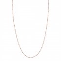 Rosato - Collana Lunga Personalizzabile - Oro Rosa