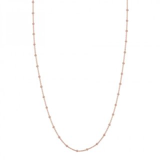 Rosato - Collana Lunga Personalizzabile - Oro Rosa