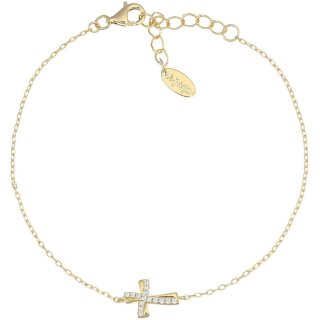 Bracciale Donna Gioielli Amen Croci Brcrogbz