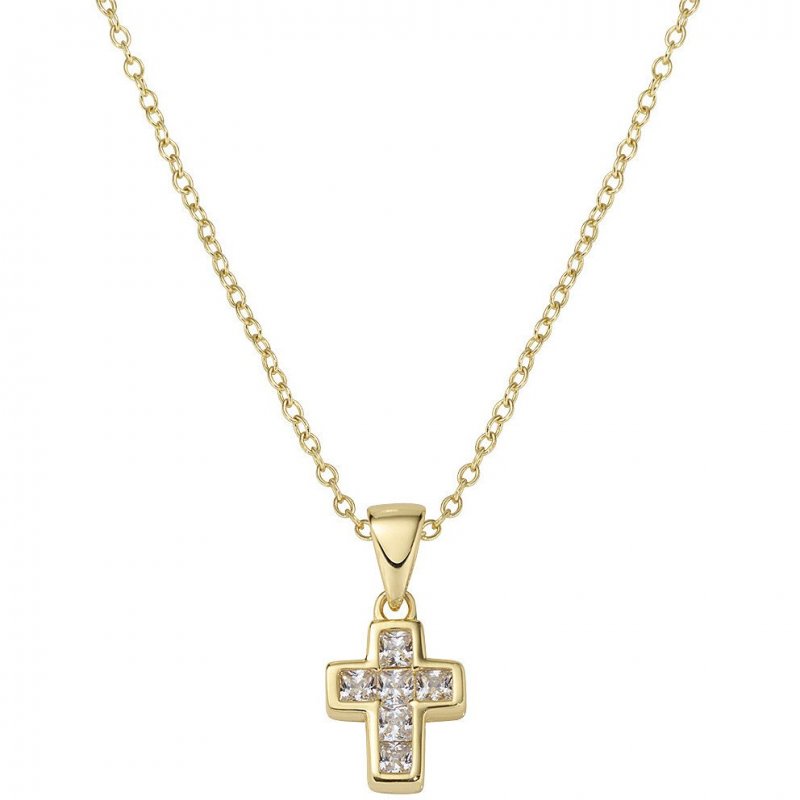 Collana Donna Gioielli Amen Croci Clccgbz3