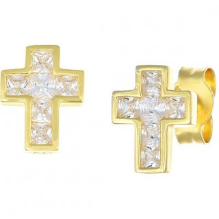 Orecchini Donna Gioielli Amen Croci Eccgbbz