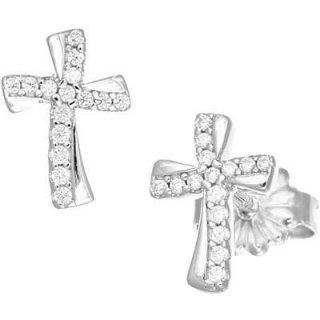 Orecchini Donna Gioielli Amen Croci Ecrobbz
