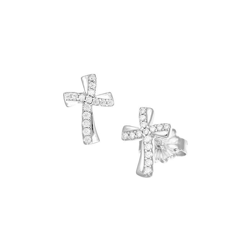 Orecchini Donna Gioielli Amen Croci Ecrobbz