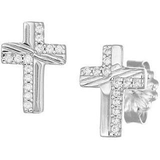 Orecchini Donna Gioielli Amen Croci Ecrocbbz