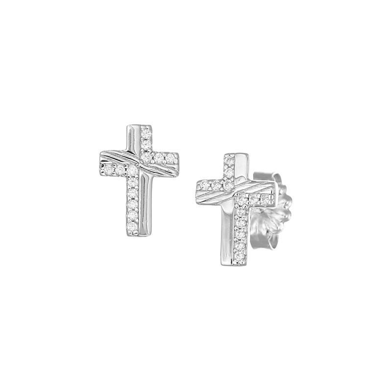 Orecchini Donna Gioielli Amen Croci Ecrocbbz
