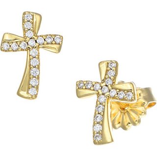 Orecchini Donna Gioielli Amen Croci Ecrogbz
