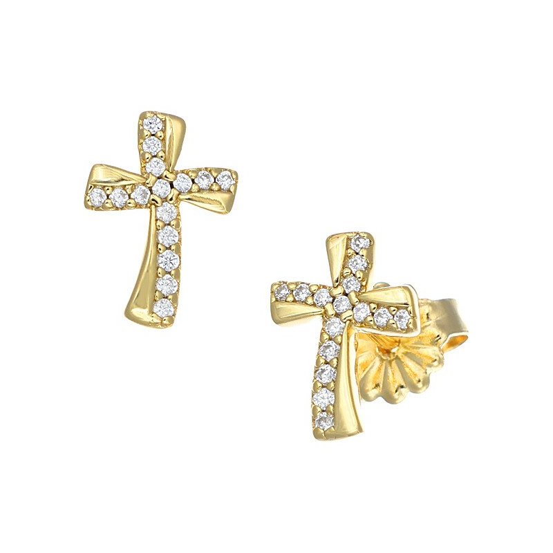 Orecchini Donna Gioielli Amen Croci Ecrogbz