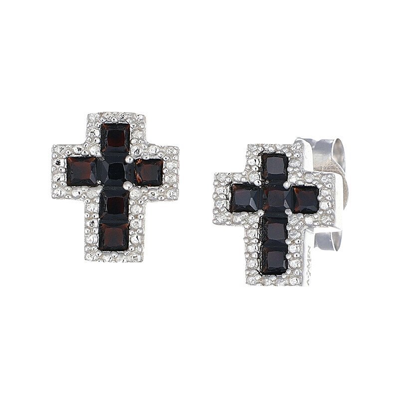 Orecchini Donna Gioielli Amen Croci Ecrrebbnz