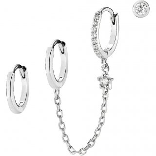 Orecchini Donna Gioielli Amen Coccole Luxury Or3Cabbz