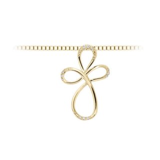 Donna Oro - Pendente In Oro Giallo - 18 Kt - 22 Mm