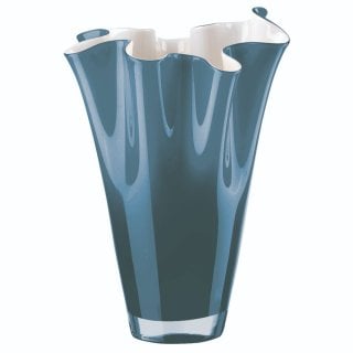 Onlylux - Vaso Opale Blu - Altezza 30 Cm