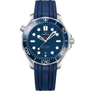 Omega - Seamaster Diver 300M - Acciaio - Quadrante Blu