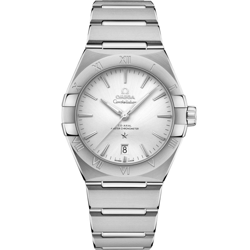 Omega - Constellation 39 Mm - Acciaio - Argento