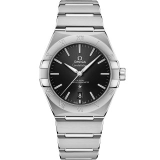 Omega - Constellation 39 Mm - Acciaio - Nero