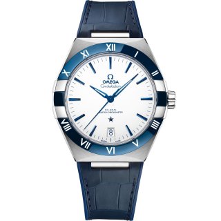 Omega - Constellation 41 Mm - Acciaio - Pelle
