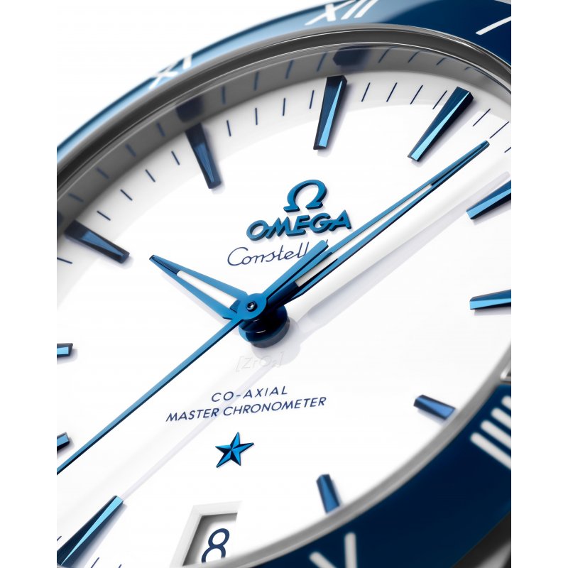 Omega - Constellation 41 Mm - Acciaio - Pelle