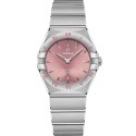 Omega - Constellation 28 Mm - Acciaio - Quadrante Rosa