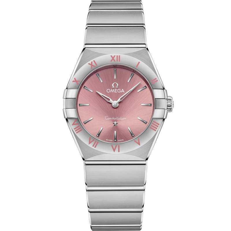Omega - Constellation 28 Mm - Acciaio - Quadrante Rosa