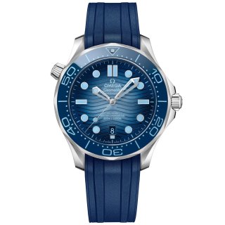 Omega - Seamaster Diver 300M - Acciaio - Cinturino Caucciù
