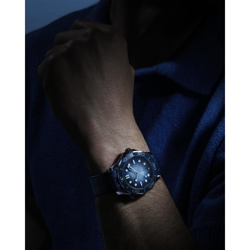 Omega - Seamaster Diver 300M - Acciaio - Cinturino Caucciù