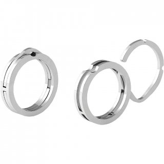 Kidult - Anello A Fascia - Acciaio - Donna