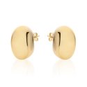 Orecchini In Argento Dorato Maxi Boule
