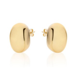 Orecchini In Argento Dorato Maxi Boule