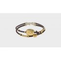 Misani - Bracciali Doppio Filo - Cuoio, Oro