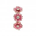 DAISY PANDORA ROSE RING WITH CLEAR CUBIC