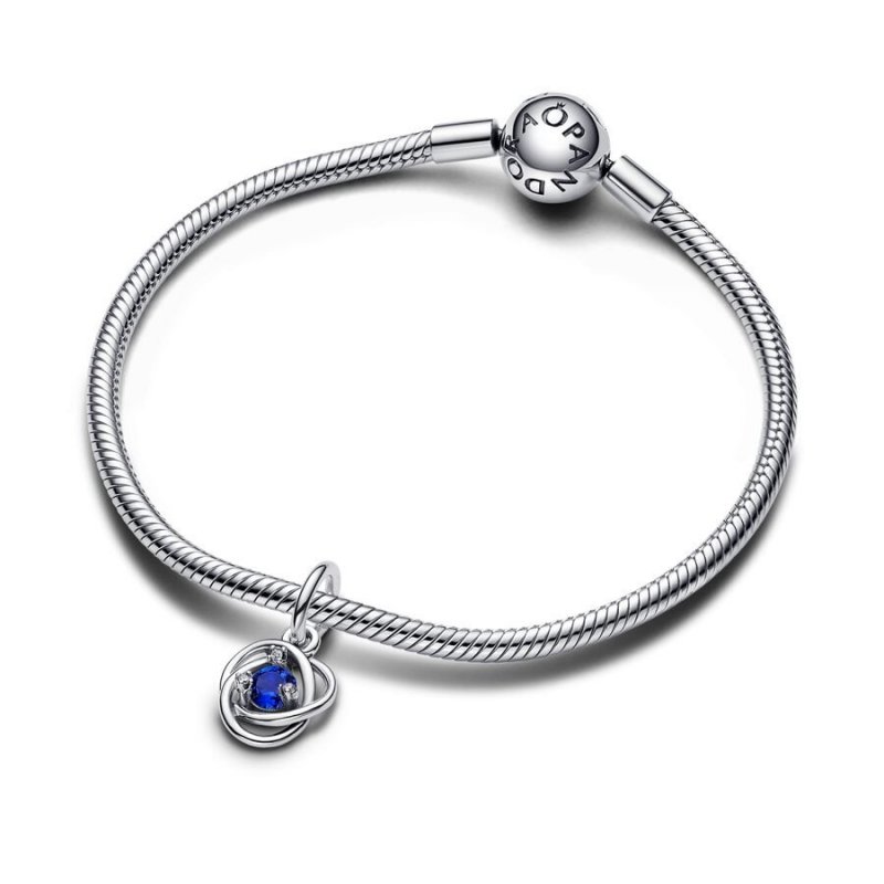 Pendente Cerchio Eterno Blu Settembre